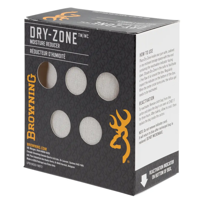 Browning Safes: Dry-Zone Desiccant