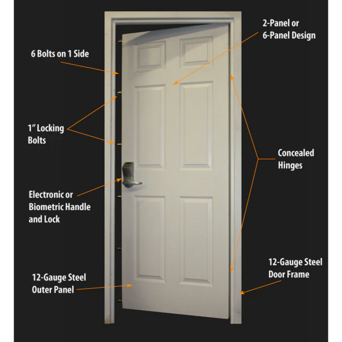 Browning Safes: Vanguard - V30 - FEMA 320 Tornado/Hurricane Rated Security Door